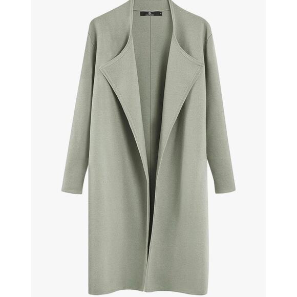 Lillusory Sweaters - Lillusory Women’s Green Long Cardigan Sweater Size L